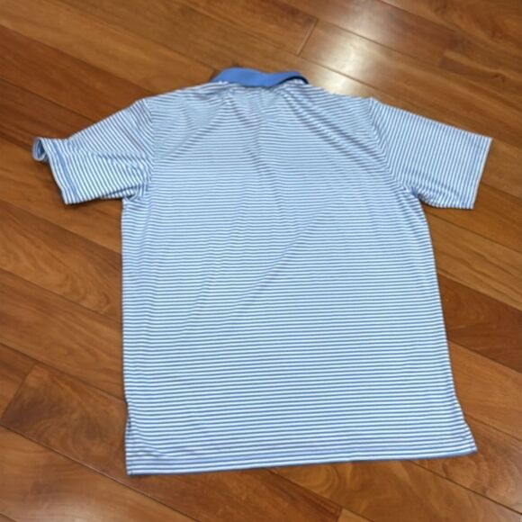 Peter Millar Polo Men Summer Comfort Short Sleeve Stripe Shirt Size XL - Picture 6 of 8